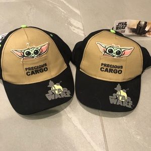 Two Star Wars Yoda Hats NWT